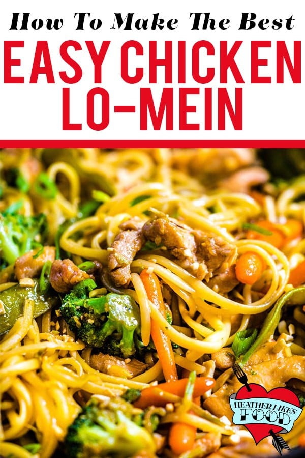 This chicken lo mein recipe uses linguine noodles instead of chinese egg noodles so you practically always have the ingredients on hand for this easy, homemade dinner. As long as you have some chicken, noodles, veggies, soy sauce, apricot jam and a few other ingredients, you're good to go! via @hlikesfood