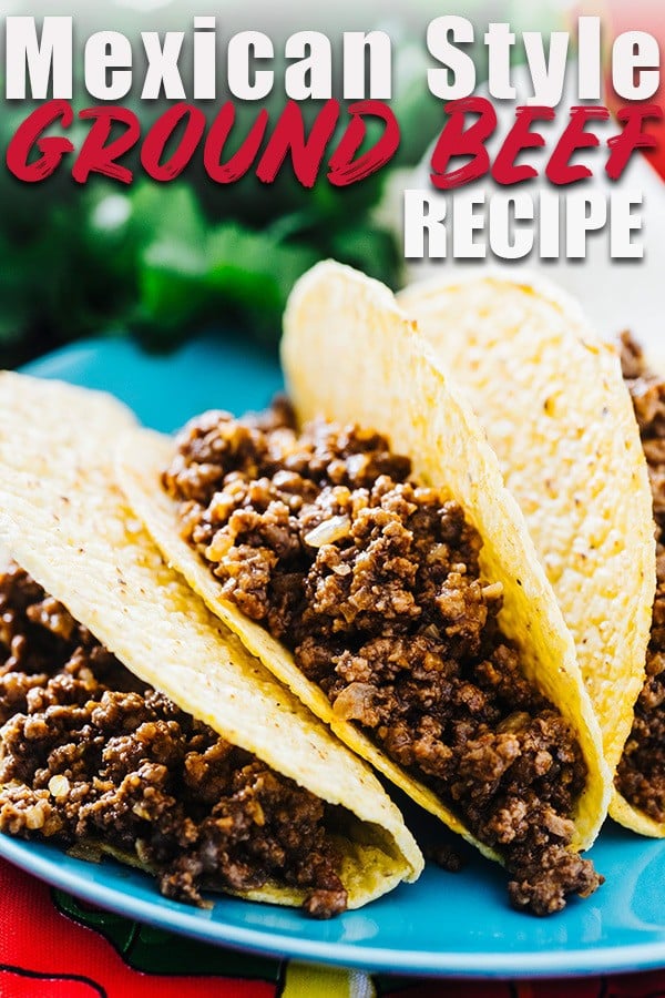 Mexican Style Ground Beef Recipe Saucy And Flavorful Without The Mix 