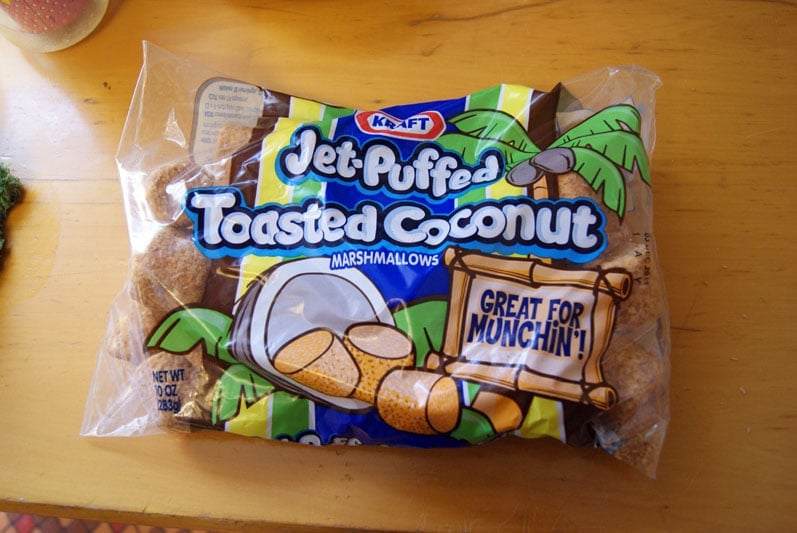 bag of Toasted Coconut marshmallows 