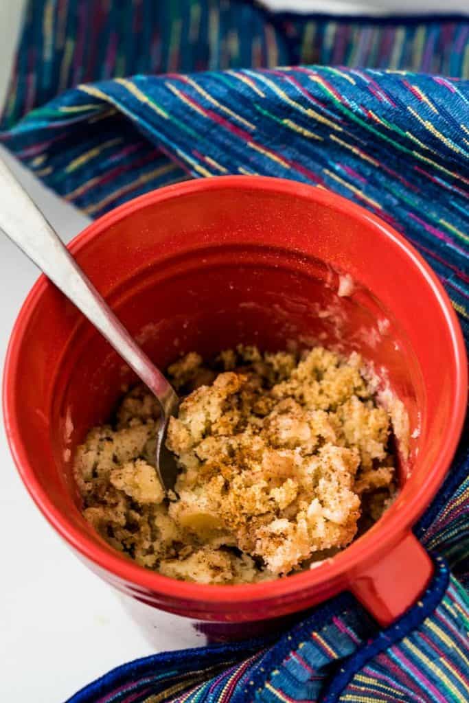 Coffee Cake In a Cup! The Best Coffee Mug Cake, ever!