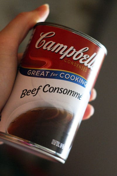 can of beef consomme