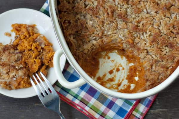 Candied Coconut Sweet Potatoes