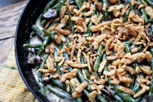 Green Bean Casserole Redeux {Thanksgiving Blitz #5}