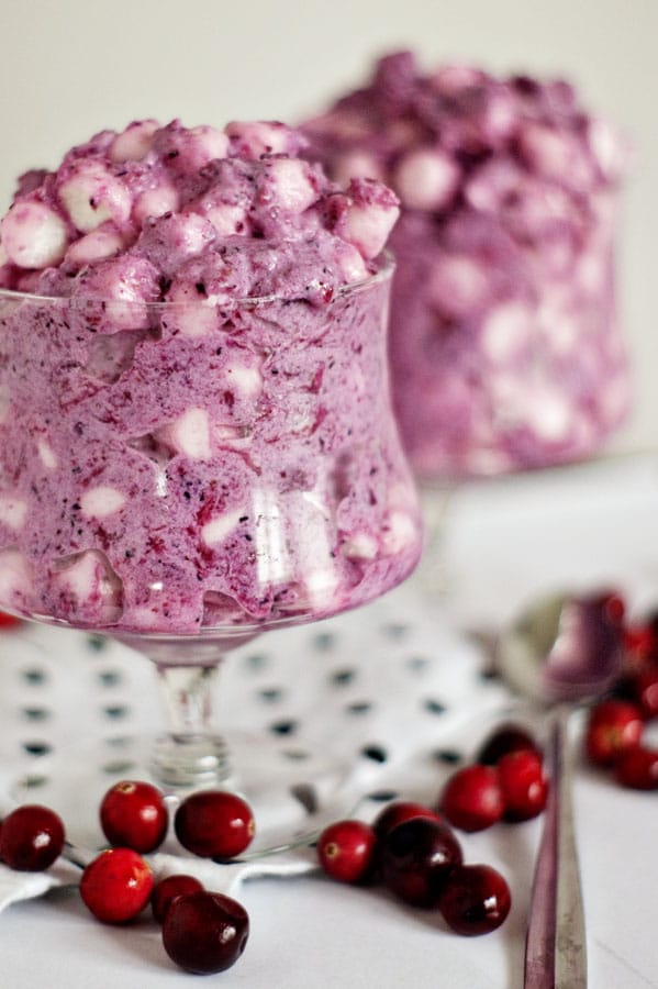 cranberry salad with marshmallows