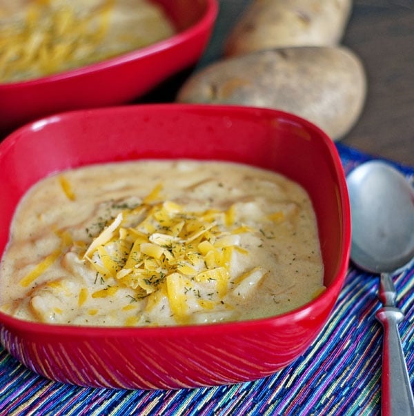 Hearty Cheese Potato Soup