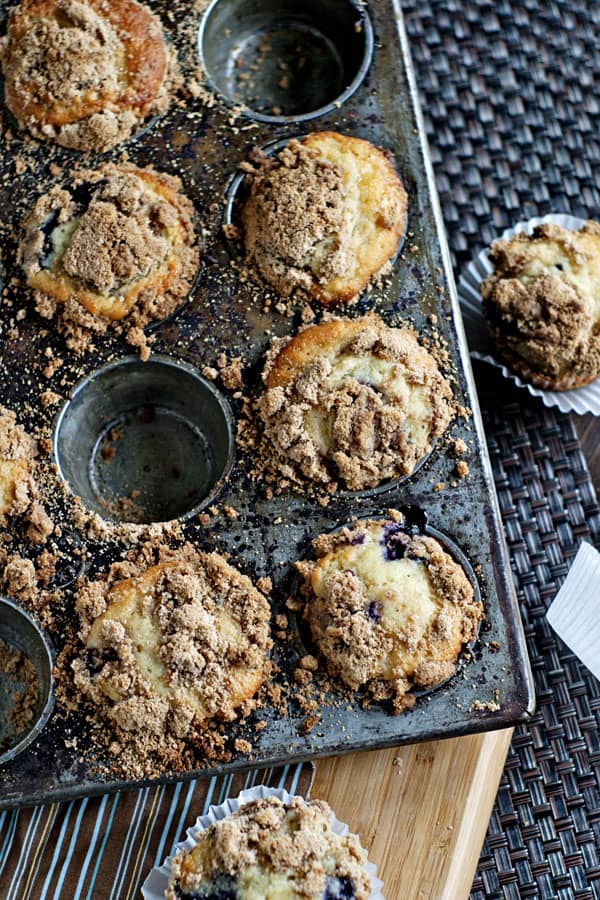 Greek Yogurt Blueberry Muffins 