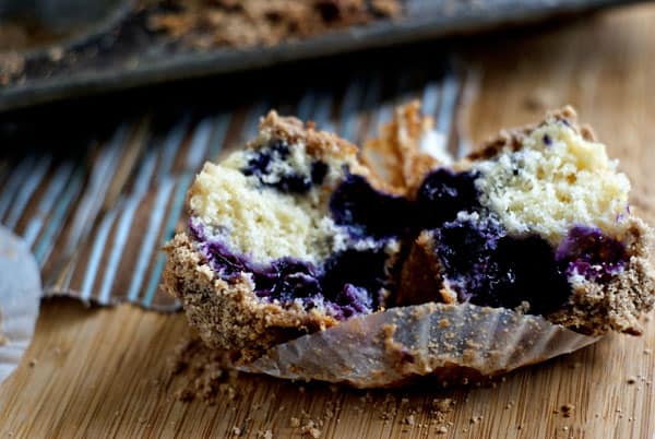 Greek Yogurt Blueberry Muffins