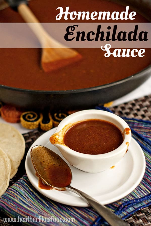 Homemade Enchilada Sauce | heatherlikesfood.com