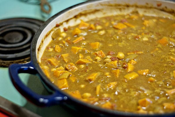 Sweet Potato and Chickpea Curry | heatherlikesfood.com