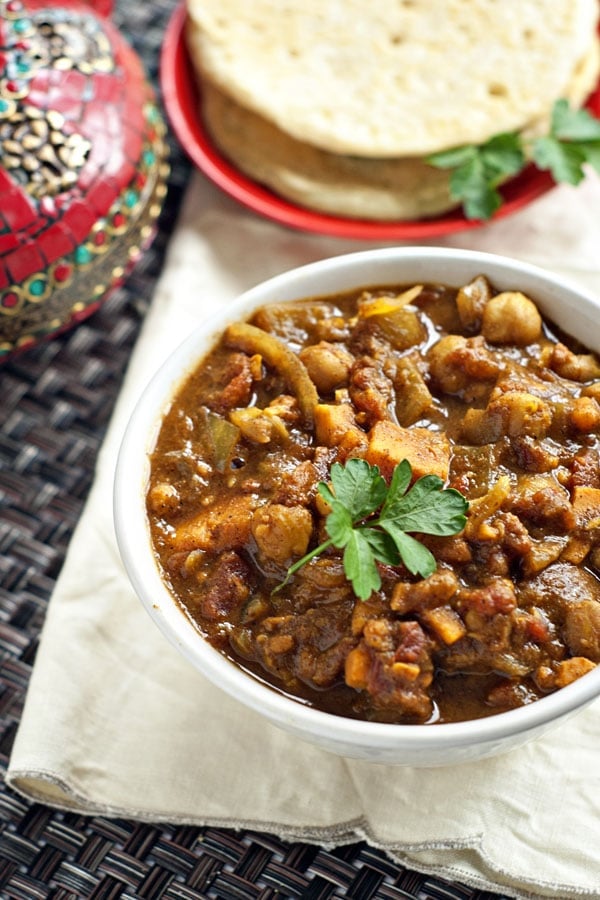 Sweet Potato and Chickpea Curry | heatherlikesfood.com