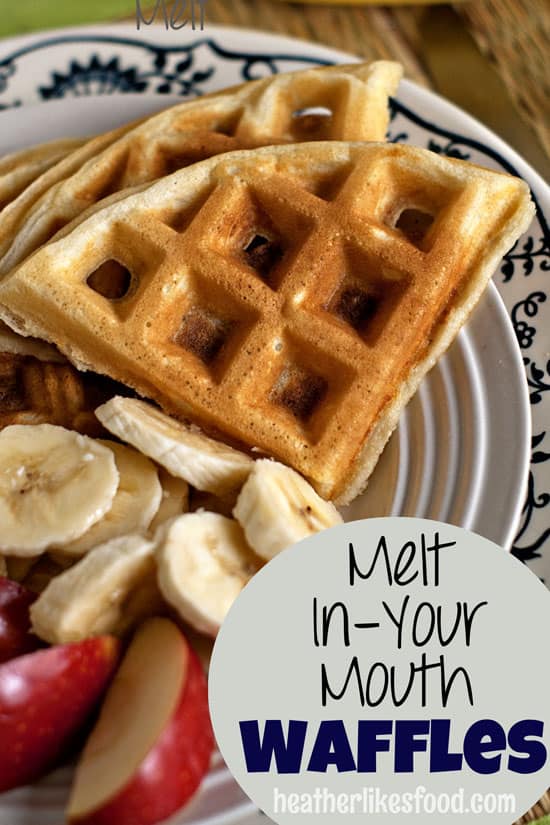 Melt In Your Mouth Waffles | heatherlikesfood.com