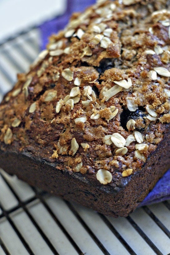 Whole Wheat Blueberry Banana Bread