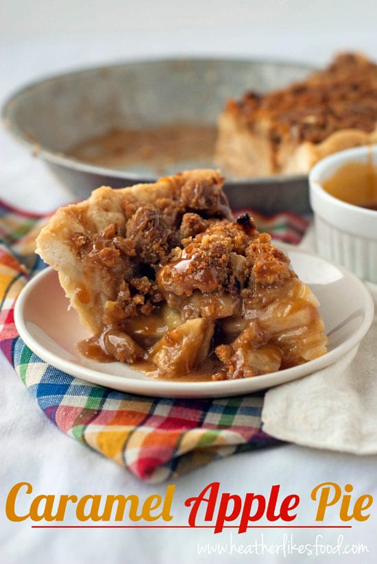 Caramel Apple Pie | heatherlikesfood.com