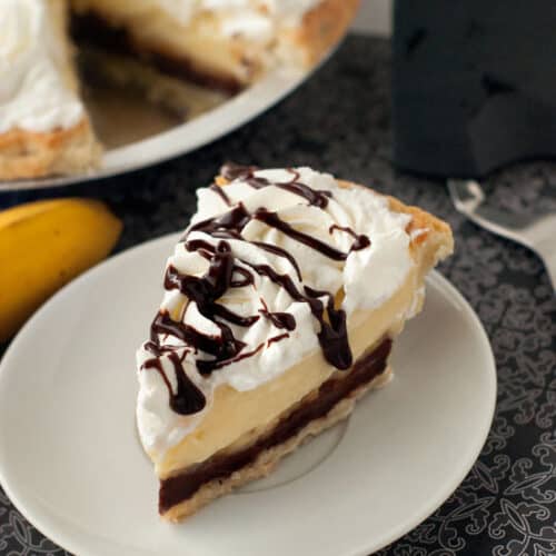 Chocolate banana cream deals pie