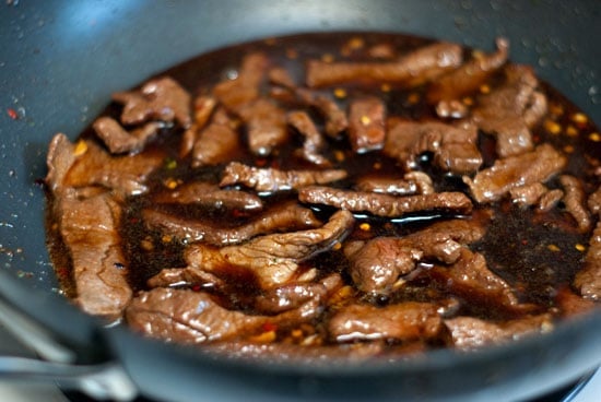 Homemade Beef Teriyaki In a Wok