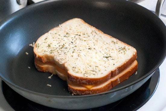 Garlic Parmesan Grilled Cheese Sandwich Recipe