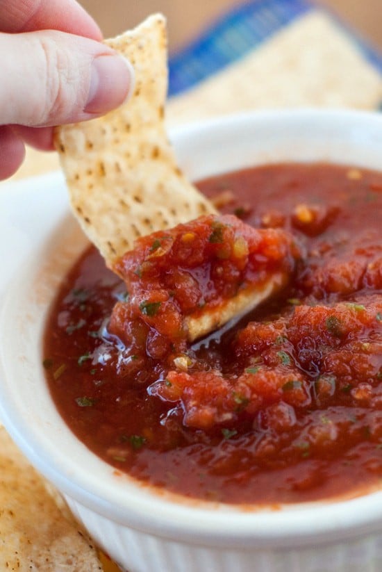 Restaurant Style Salsa | heatherlikesfood.com