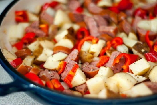 Recipes - Sausage and Potato Big Skillet