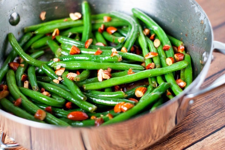 Brown Butter Green Bean Amandine | heatherlikesfood.com