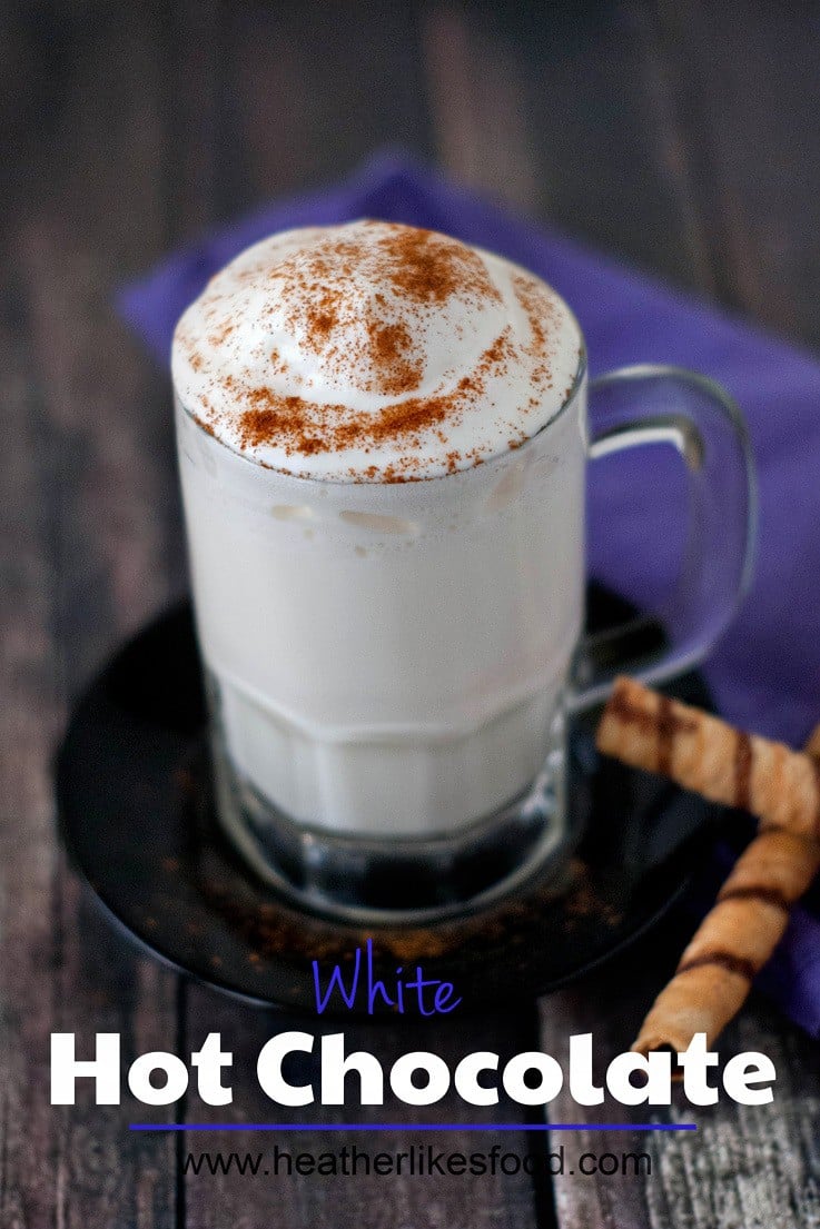 White Hot Chocolate | heatherlikesfood.com