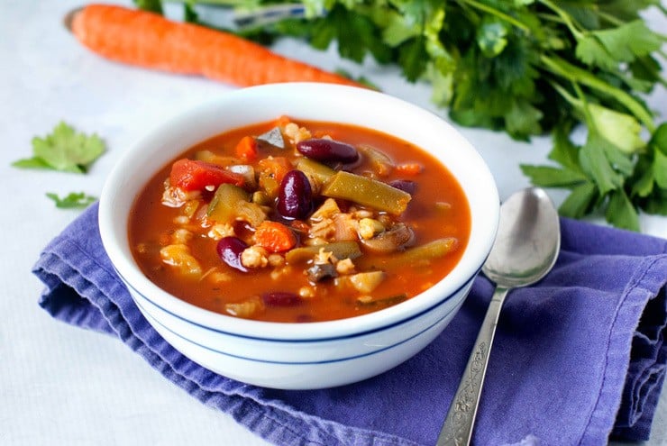 Loaded Vegetable Diet Soup | heatherlikesfood.com