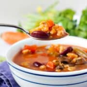 Loaded Vegetable Diet Soup | heatherlikesfood.com