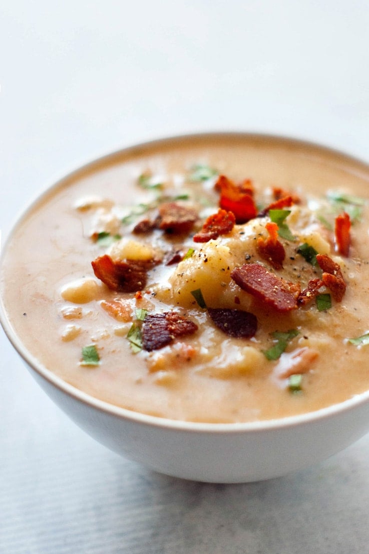 Cauliflower Chowder | heatherlikesfood.com