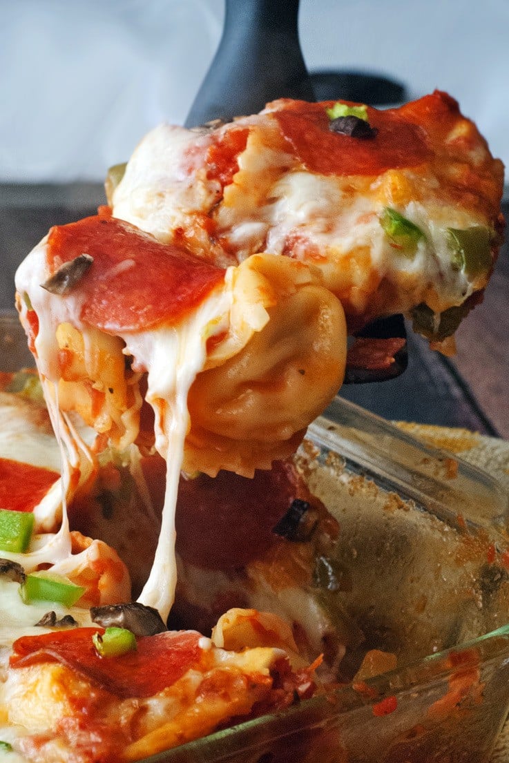 Pizza Tortellini Bake