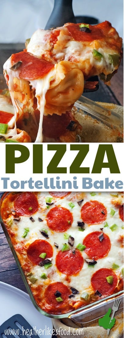Pizza Tortellini Bake