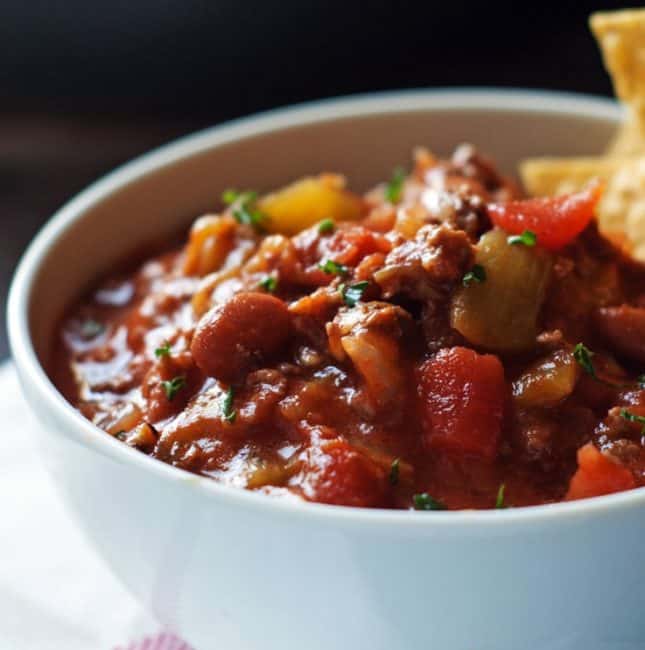 Amazing 30 Minute Shortcut Easy Chili 