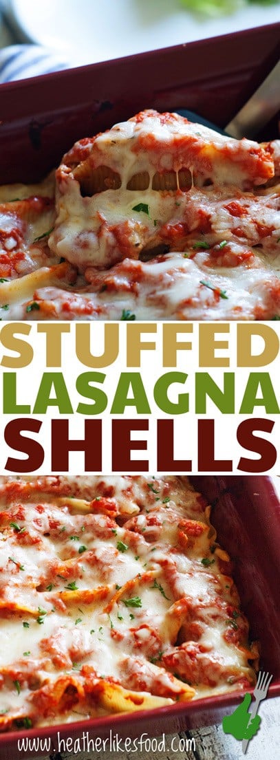 Stuffed Lasagna Shells