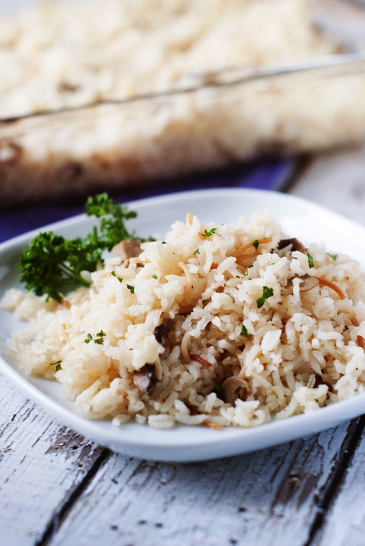 Easy Baked Rice Pilaf