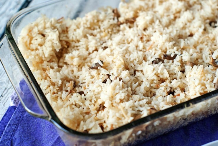 Easy Baked Rice Pilaf