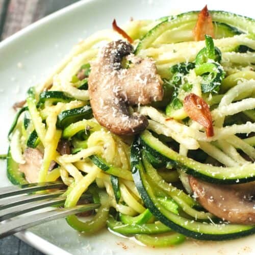 Zoodles with Butter, Garlic & Herbs, Recipe