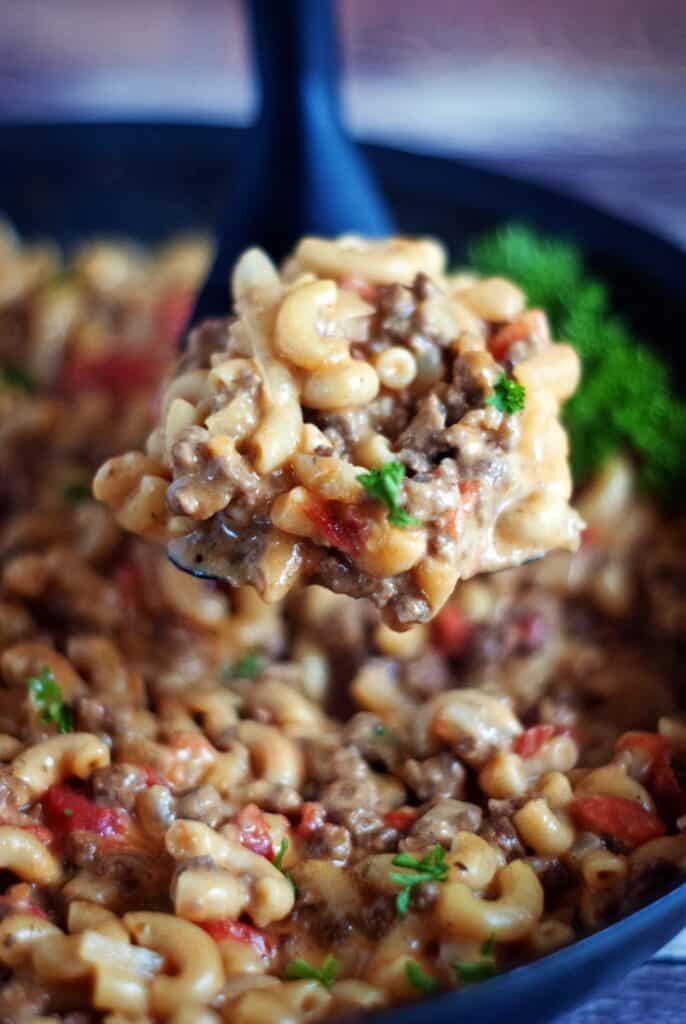 One Pan Cheeseburger Macaroni