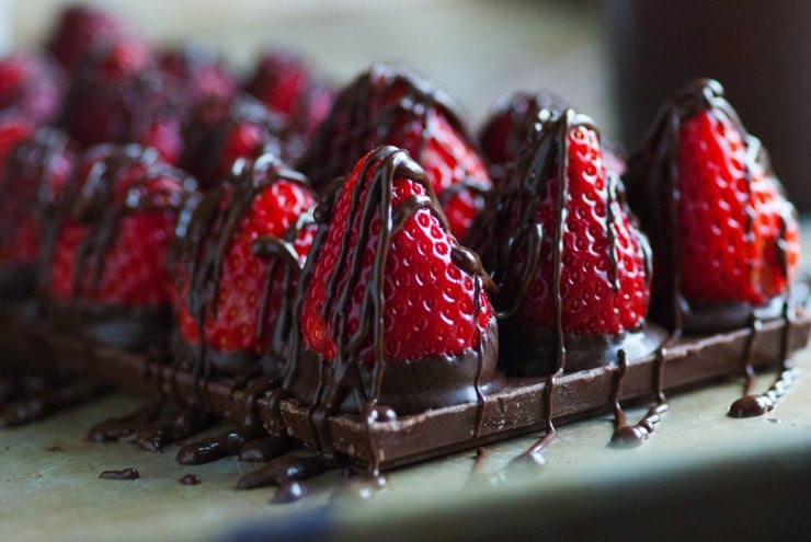 Chocolate Covered Strawberry Candy Bars