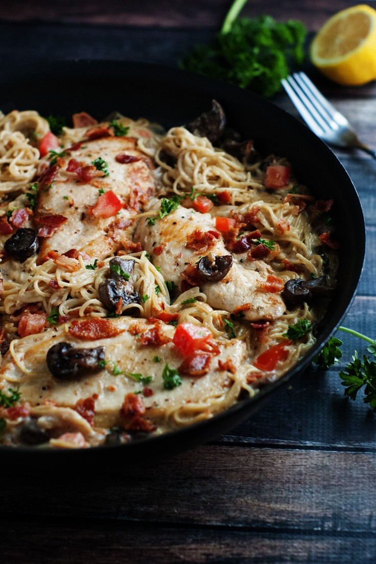 One Pan Smothered Chicken Skillet