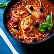 One Pan Easy Chicken Cacciatore