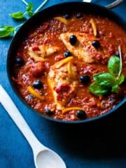 One Pan Easy Chicken Cacciatore