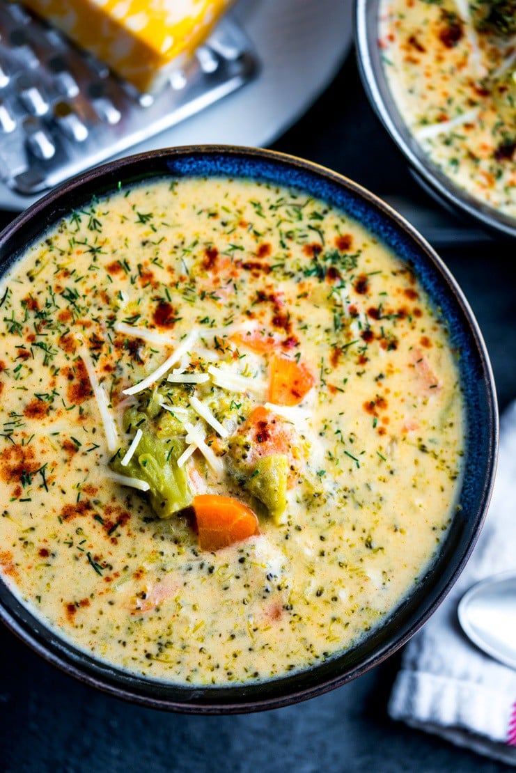 Instant pot broccoli cheese soup online recipe