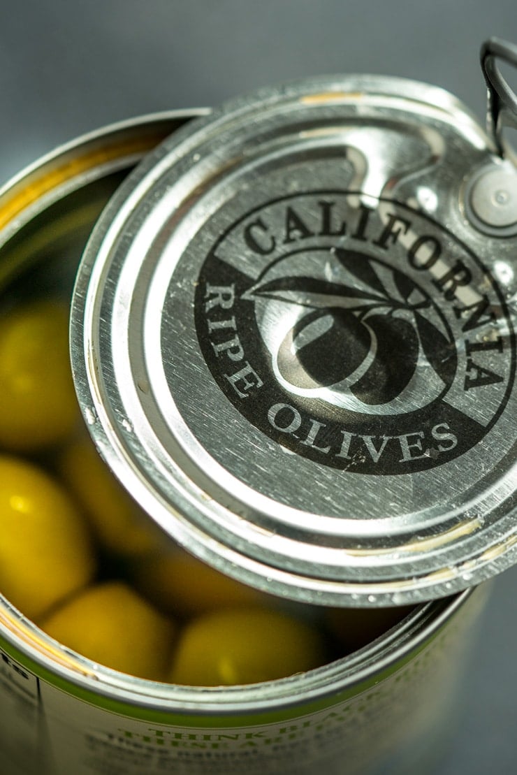 California Ripe Olives Can