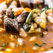 Instant Pot Vegetable Beef Soup