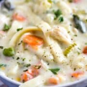 Homemade Creamy Chicken Noodle Soup