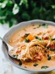 Instant Pot chicken Queso soup