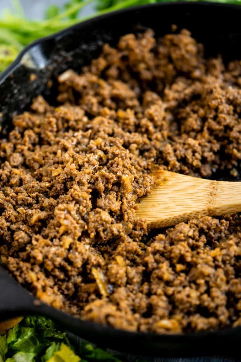 Mexican Style Ground Beef Taco Meat | Heather Likes Food