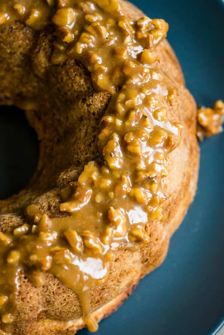 Easy Apple Bundt Cake with Caramel