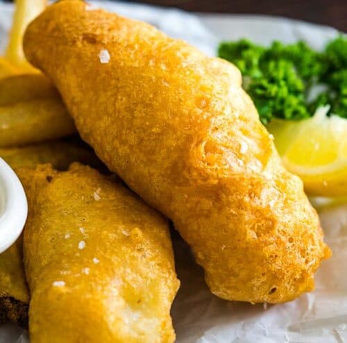 Crispy Beer Battered Fish and Chips Recipe