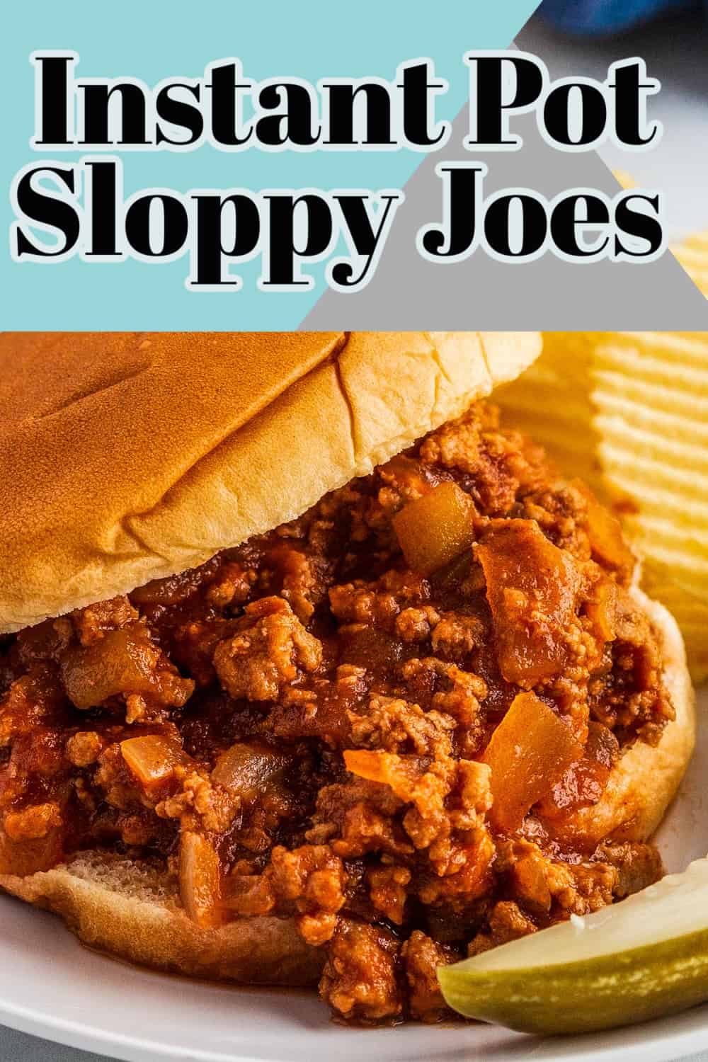 Instant Pot Sloppy Joes- Ground beef or turkey! | Heather Likes Food